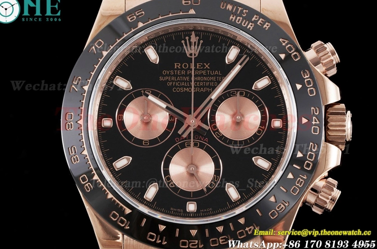 116515 Black RG KING Stk RU SA4130 40mm Daytona 0408